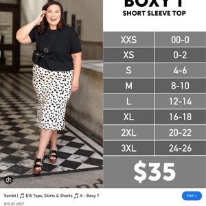 LuLaRoe Boxy Ts, NWT, 2x black and 3x olive